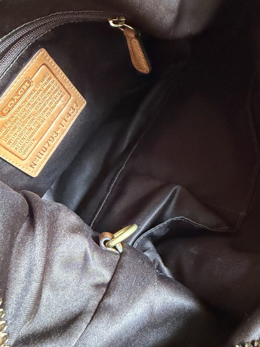 Y2K Coach Bleecker Signature Duffle Bag - Picture 10 of 14